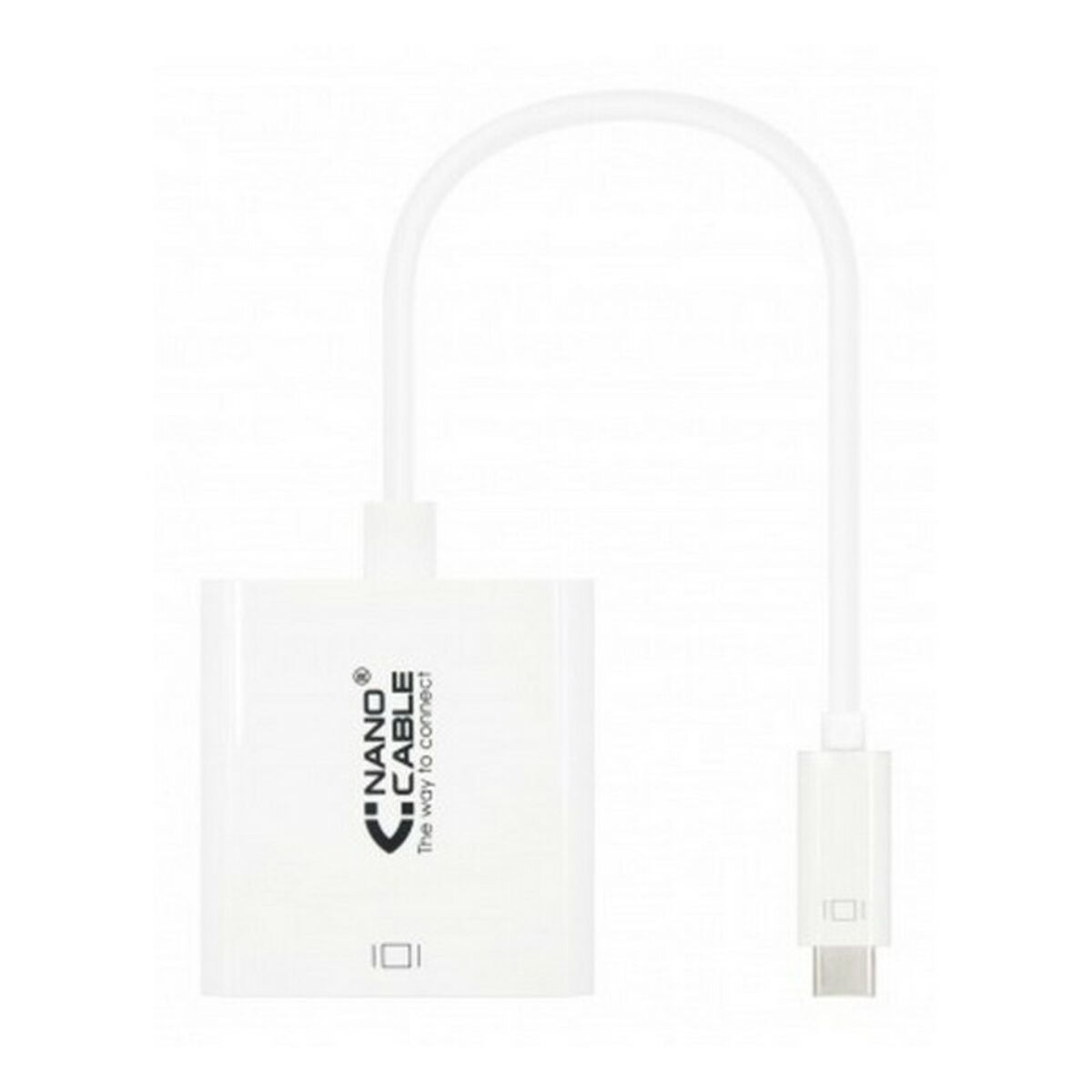 USB C till DVI Adapter NANOCABLE 10.16.4103 (15 cm)