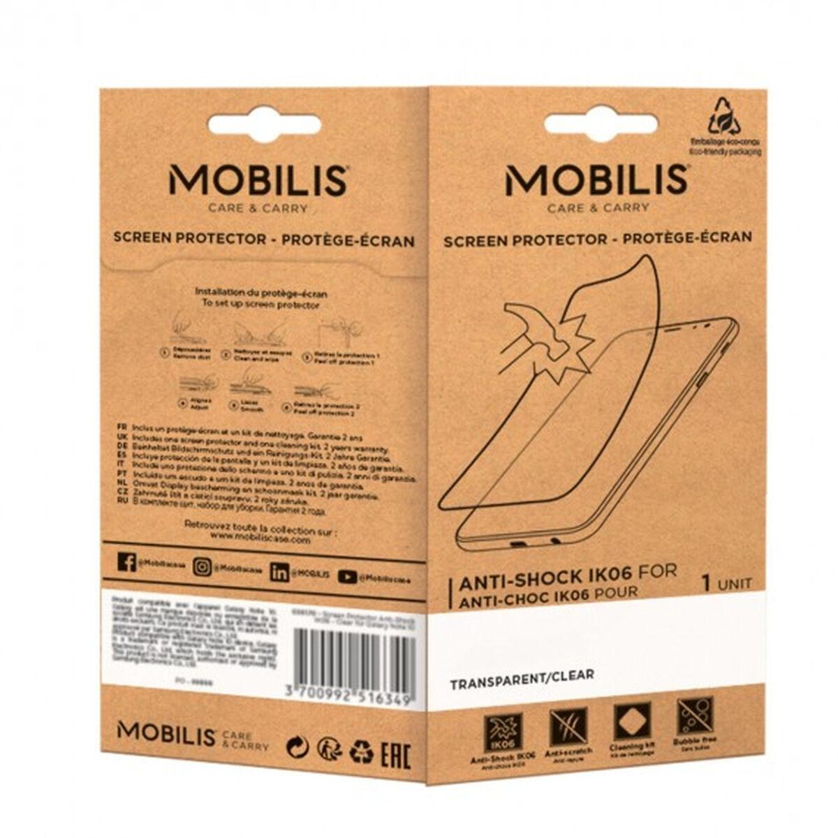 Skärmskydd Mobilis 036338 Apple iPhone 16 - 3
