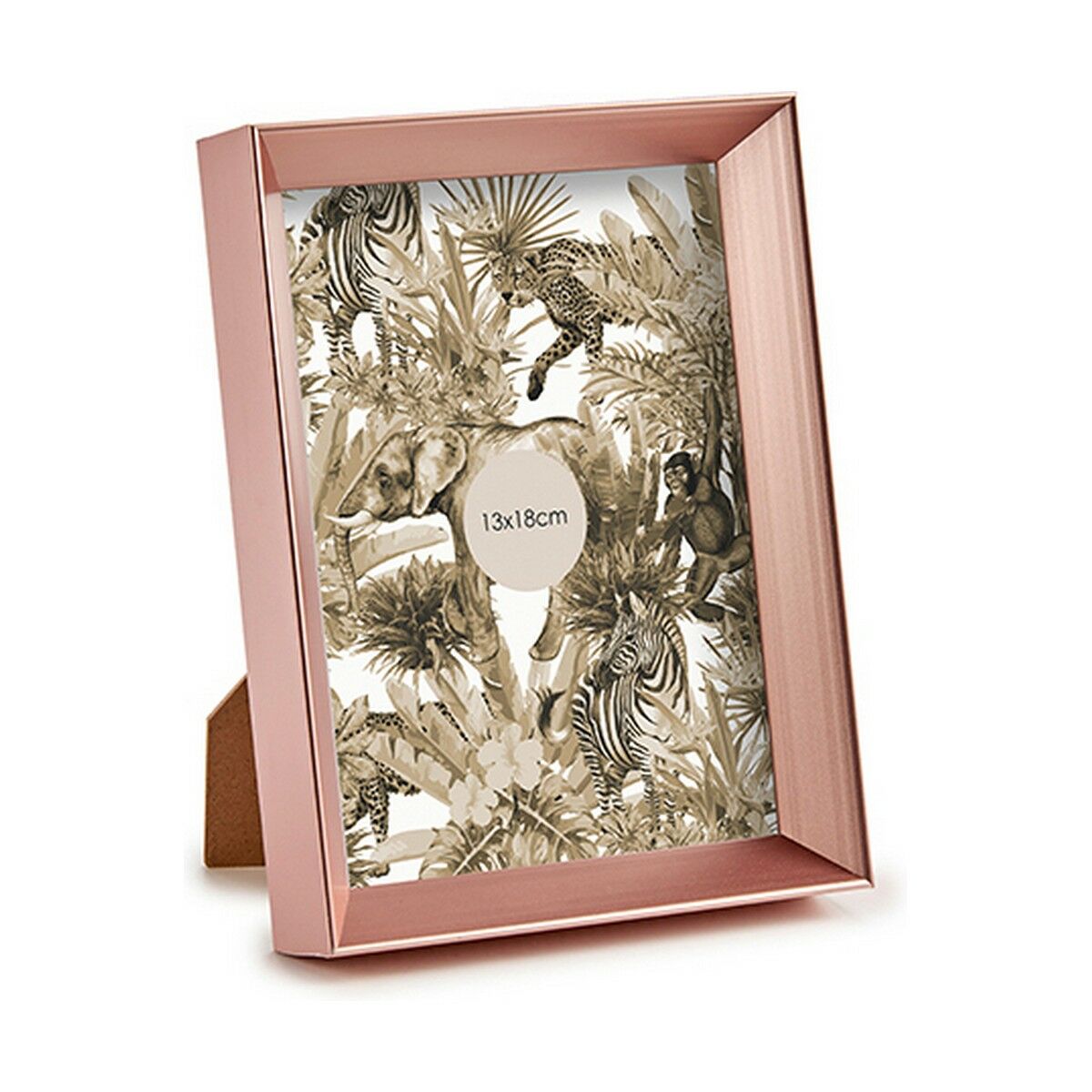 Fotoram 15 x 3,3 x 20 cm Rosa Koppar Plast Glas (6 antal) - 4