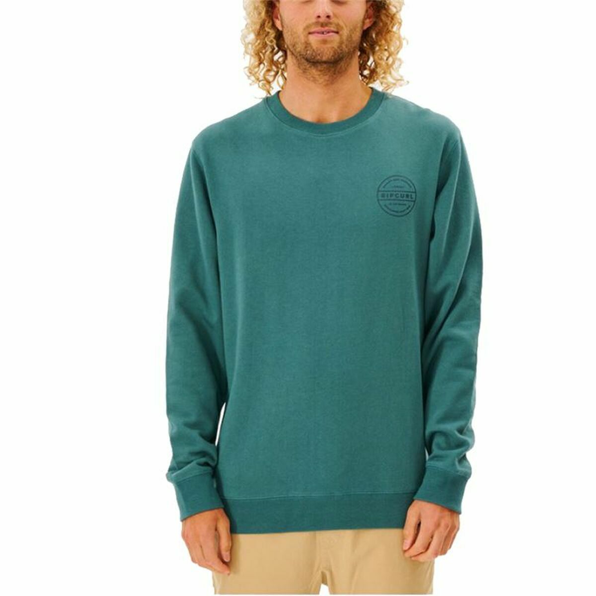 Tröja utan huva Herr Rip Curl Re Entry Crew Blå - 7