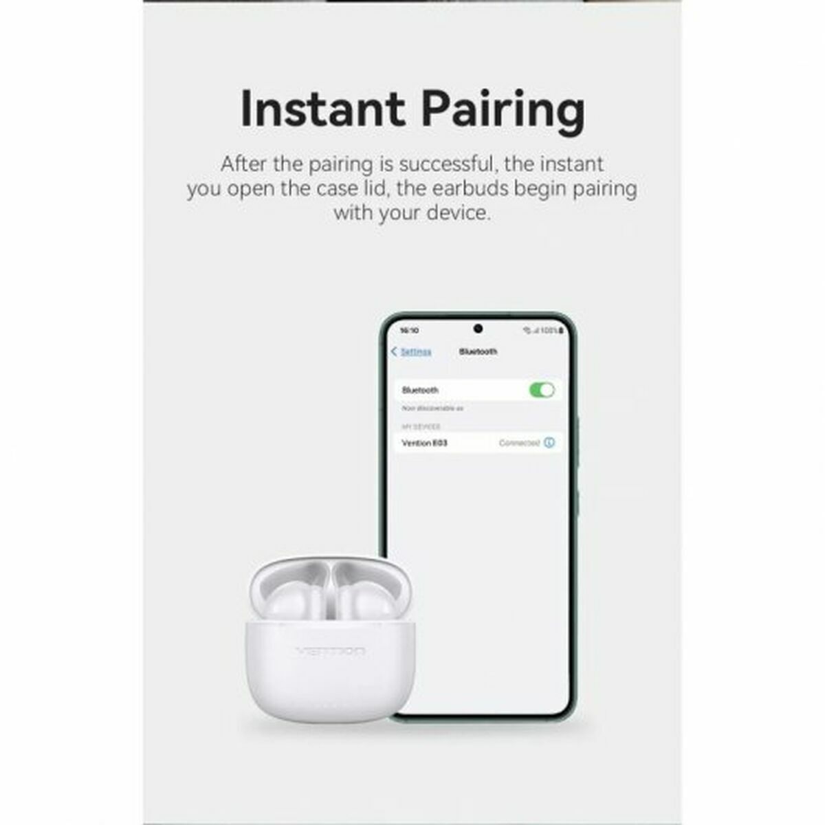 Ear Bluetooth hörlurar Vention NBHP0 - 3