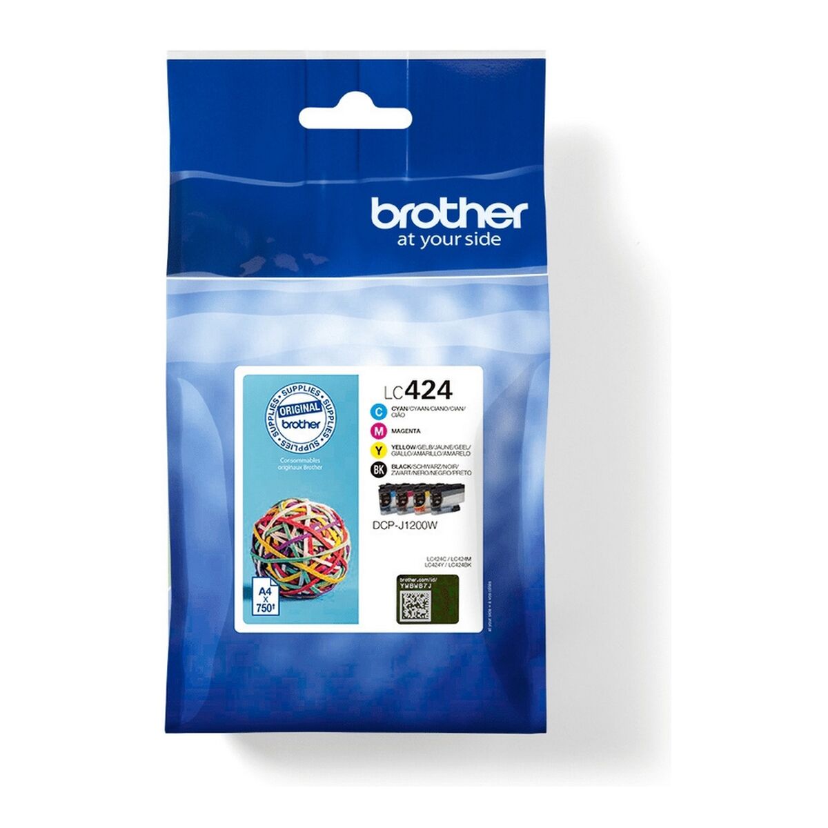 Original Bläckpatron Brother LC-424VAL Multicolour - 2