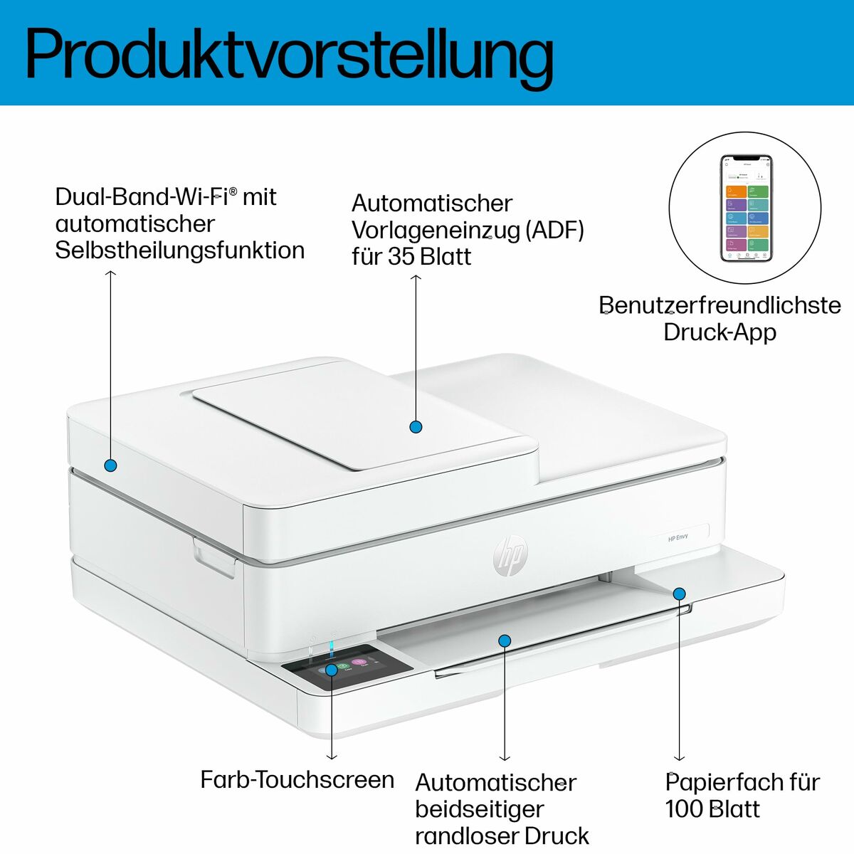 Multifunktionsskrivare HP - 3