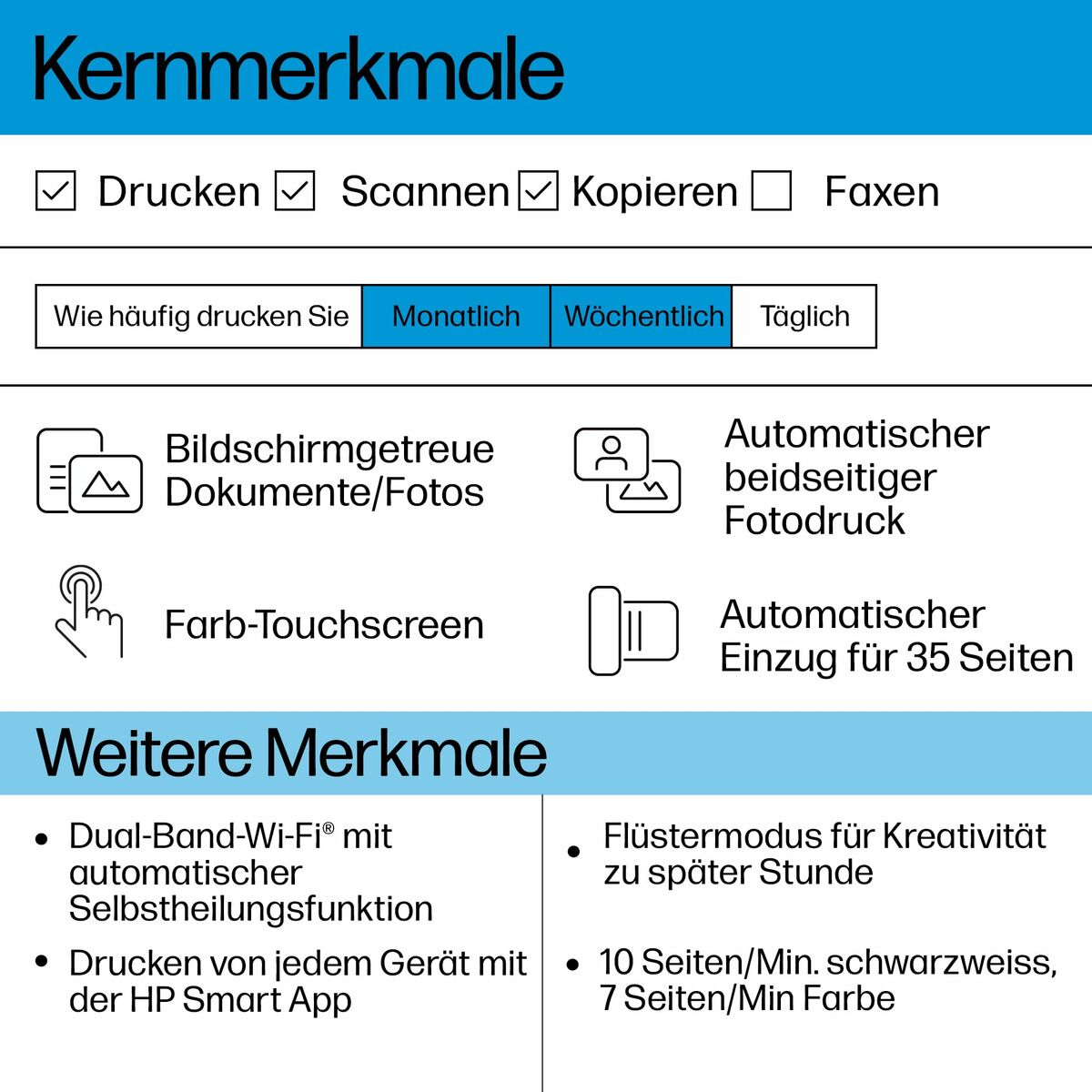 Multifunktionsskrivare HP - 2
