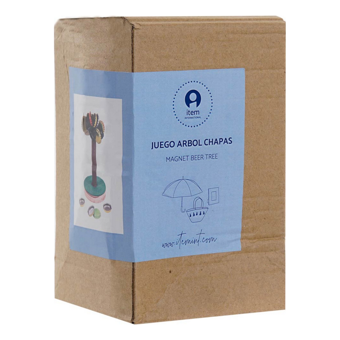 Spel av Trä DKD Home Decor Brun Grön polypropen Plast 9,5 x 9,5 x 15,5 cm - 4