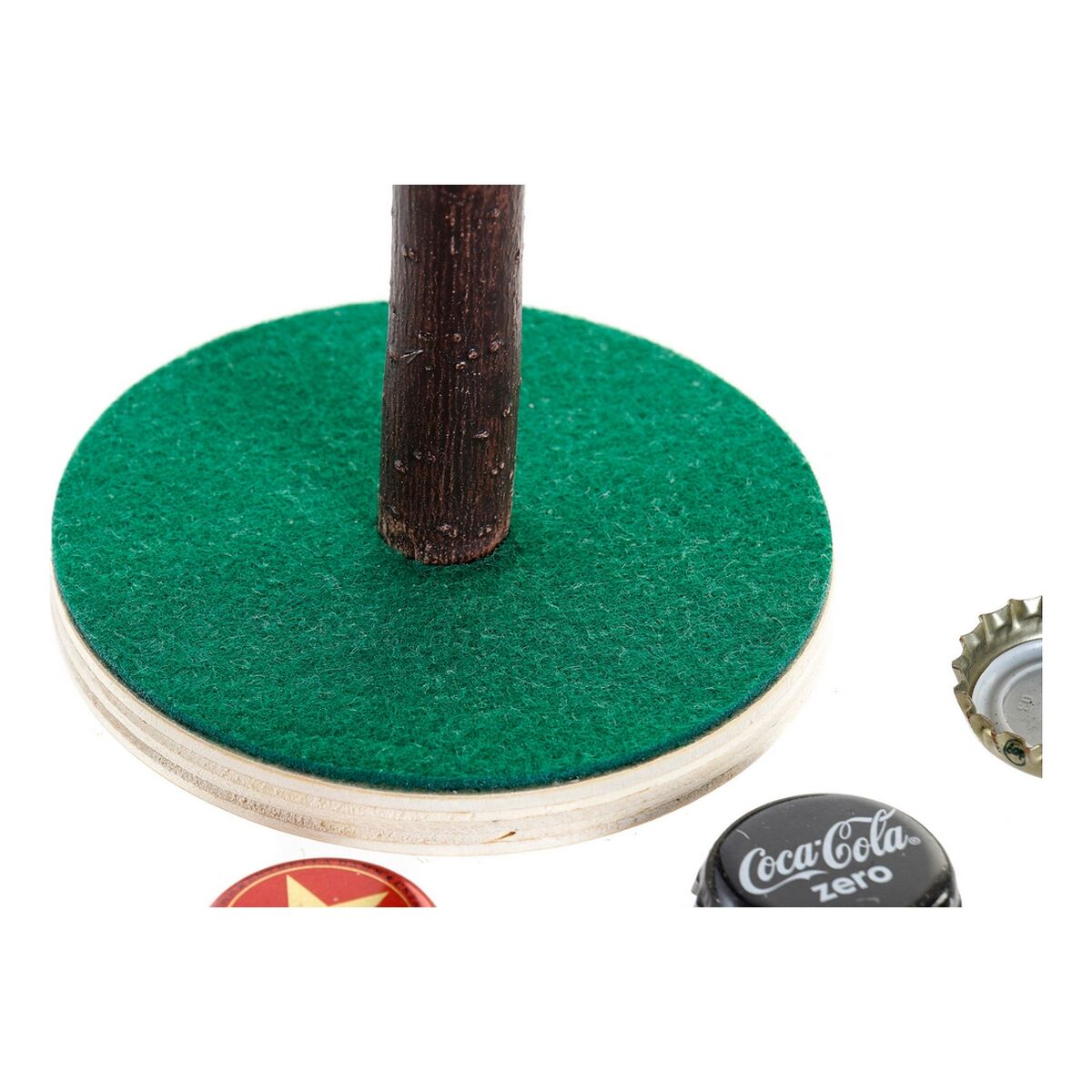 Spel av Trä DKD Home Decor Brun Grön polypropen Plast 9,5 x 9,5 x 15,5 cm - 13