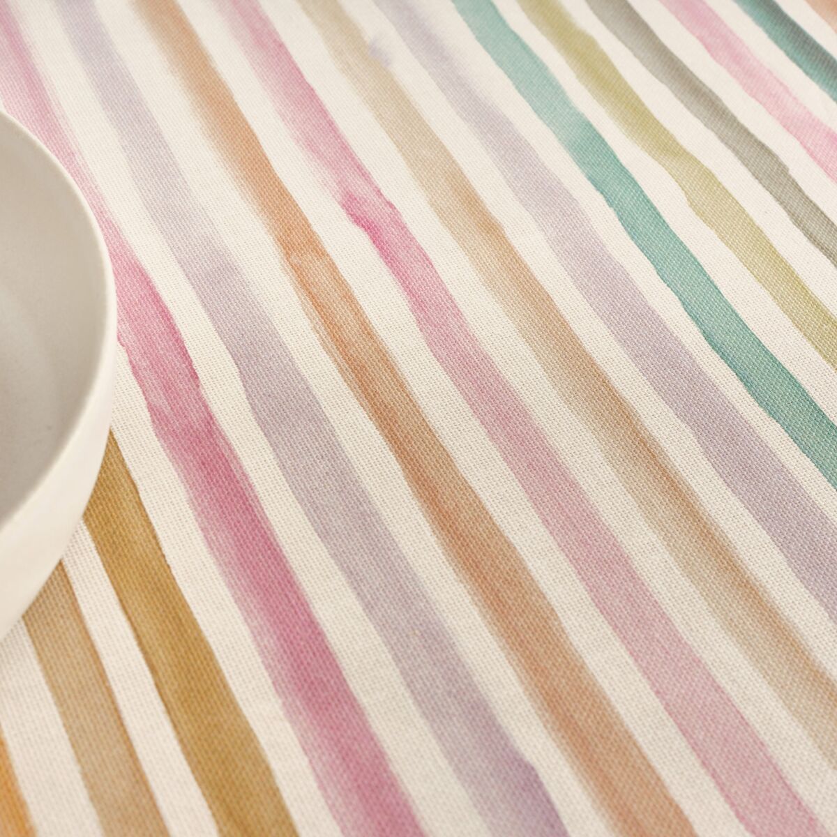 Fläckresistent bordsduk Belum Naiara 4-100 Multicolour 150 x 150 cm Randig - 7