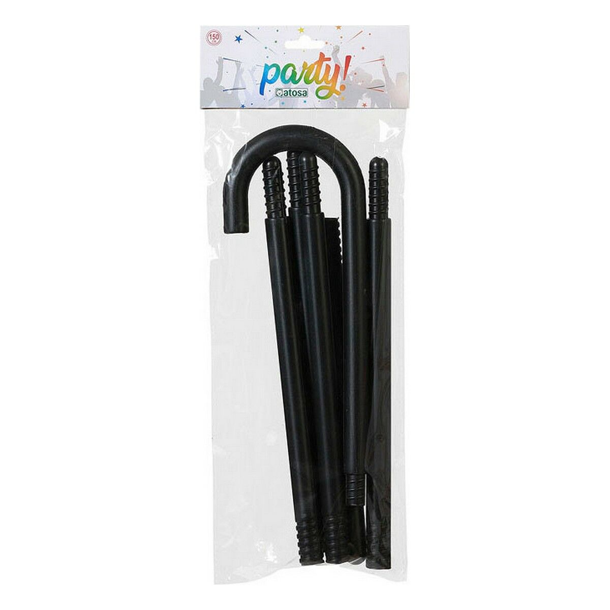 Käpp 150 cm Hopfällbar Svart - 8