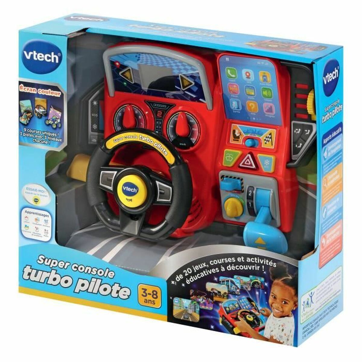 Utbildningsspel Vtech Super console turbo pilote (1 Delar) - 4