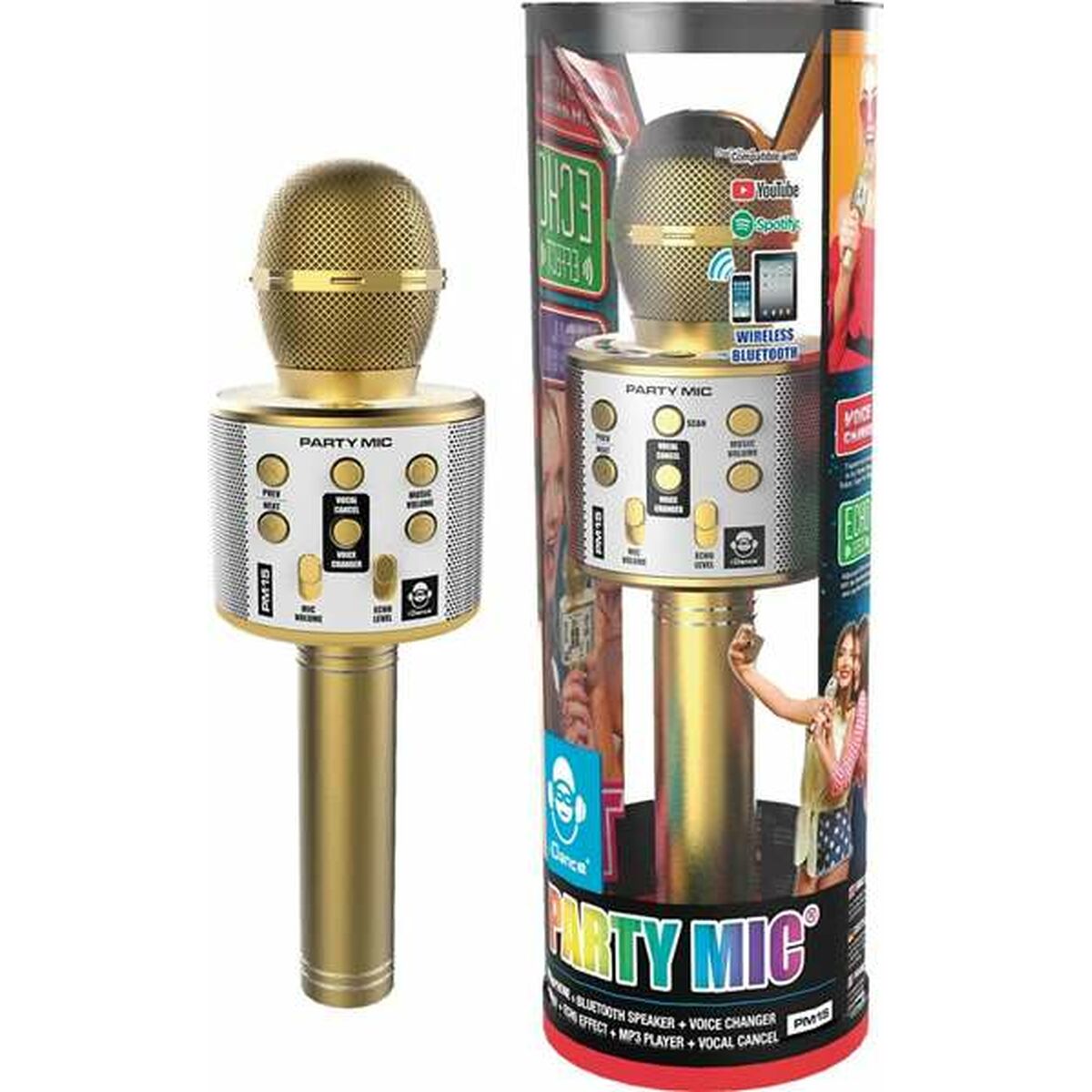 Karaoke Mikrofon Cefatoys Bluetooth - 3