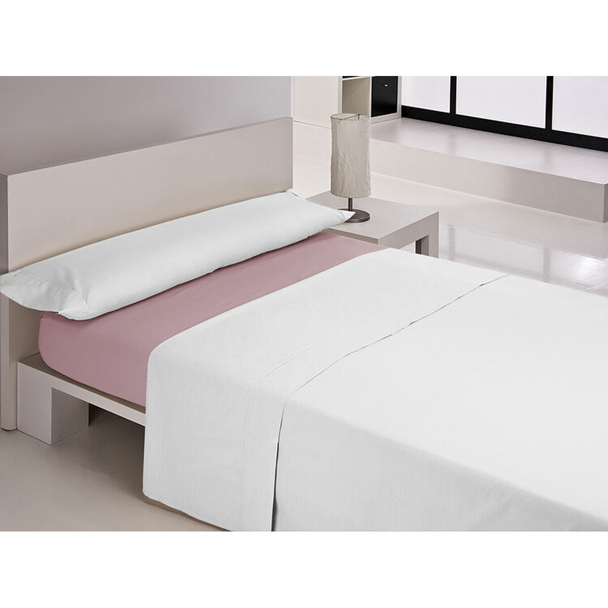 Inpassat underlakan Happy Home MIX COLORS Lila Säng 180 180 x 200 + 30 cm
