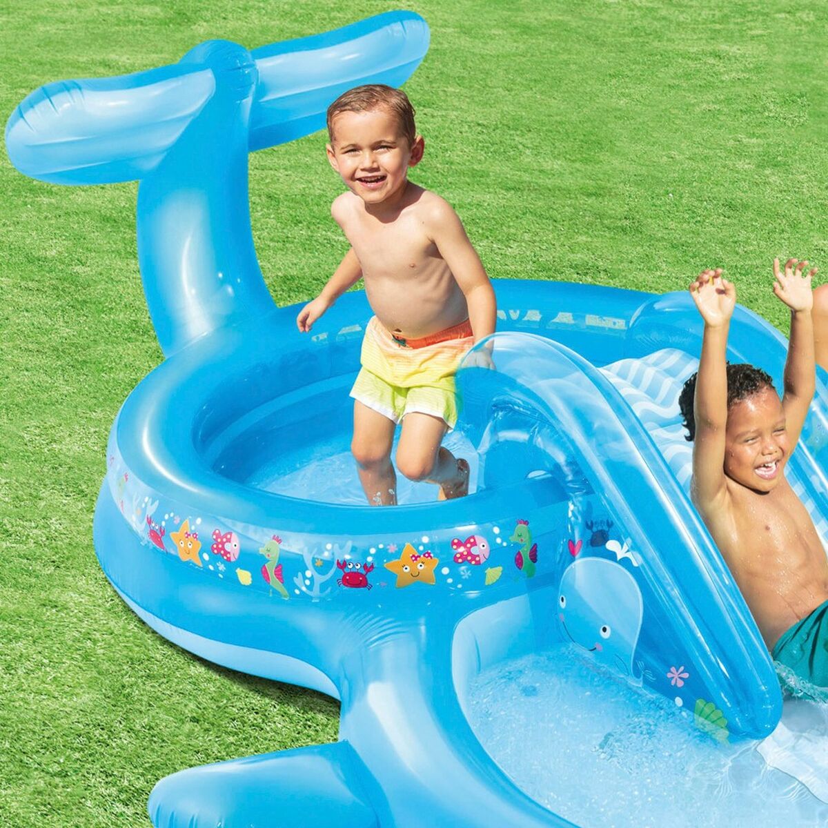 Uppblåsbar plaskpool för barn Intex Lekplats Val 235 L 23,4 x 9,9 x 37,3 cm - 3