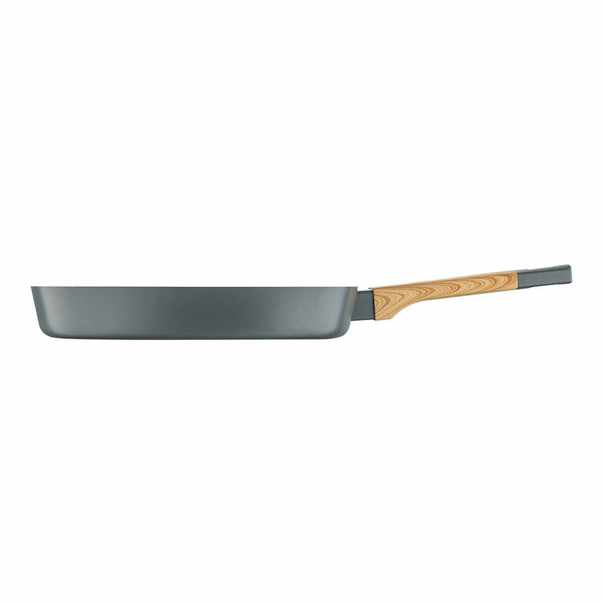 Räfflad stekpanna San Ignacio Earth Grey SG-6754 Grå Aluminium 28 x 28 cm - 2
