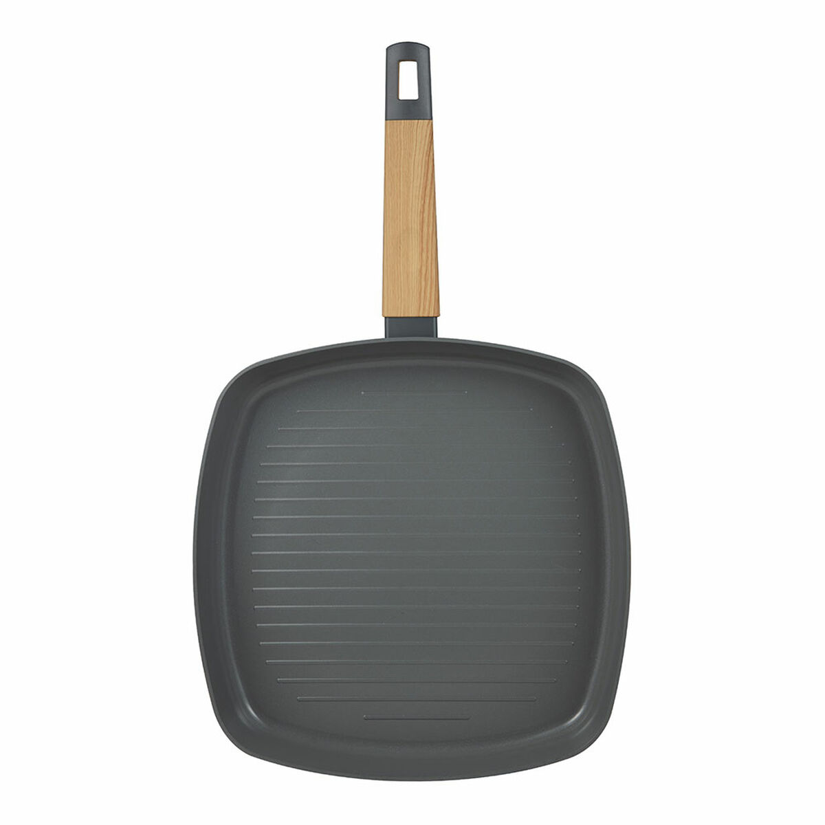 Räfflad stekpanna San Ignacio Earth Grey SG-6754 Grå Aluminium 28 x 28 cm - 3