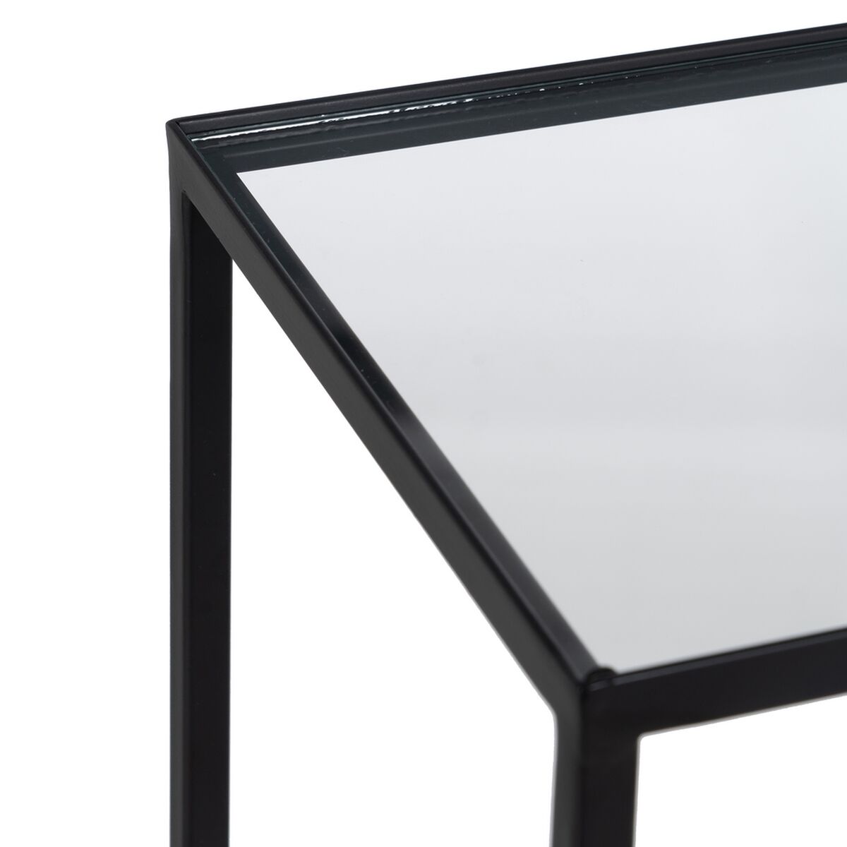 Bokhylla Svart Glas Järn 65 x 25 x 110 cm - 9