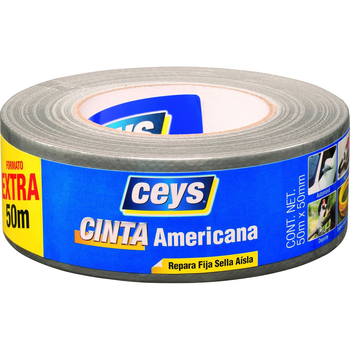 Silvertejp Ceys Silvrig (50 m x 50 mm) - 2