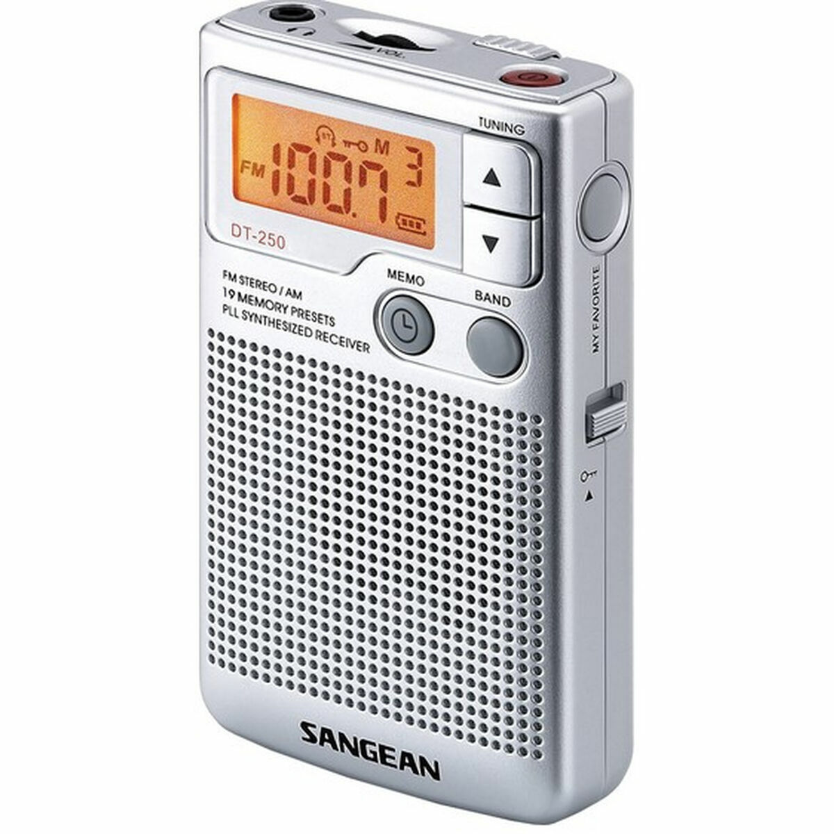 Radio Sangean DT250S Silvrig - 2