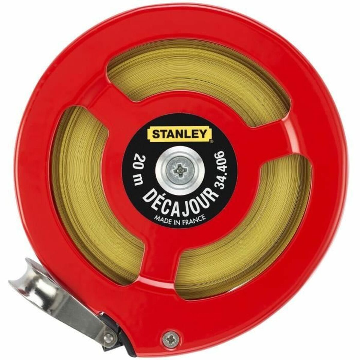 Flexometer Stanley 0-34-406 Stål Kromad 20 m - 2