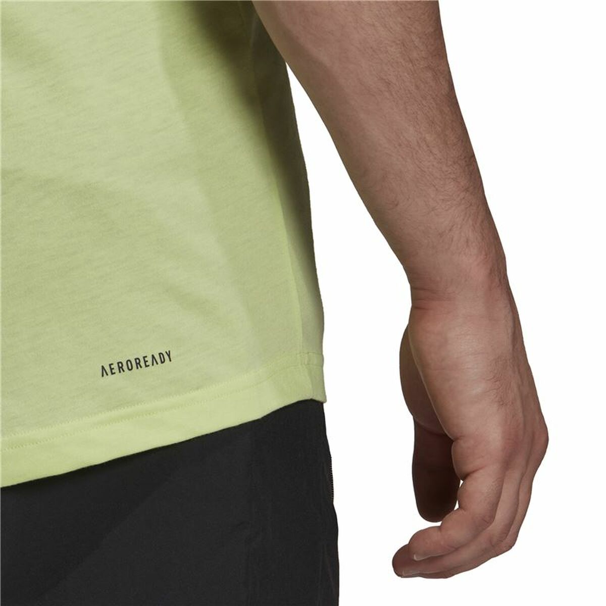 T-shirt med kortärm Herr Adidas Aeroready Designed 2 Move Grön - 6