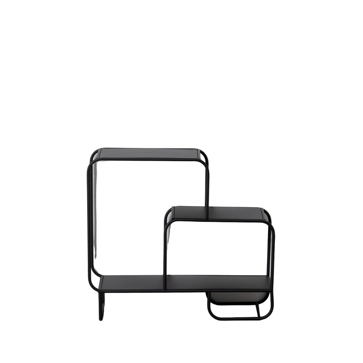 Bokhylla Svart Järn 72 x 30 x 68 cm