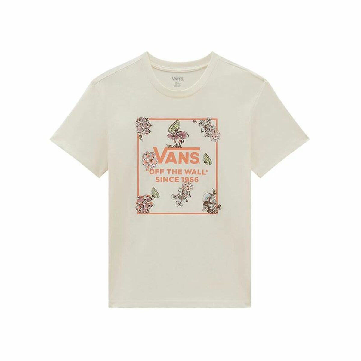 T-shirt med kortärm Dam Vans Fungi Floral Bff