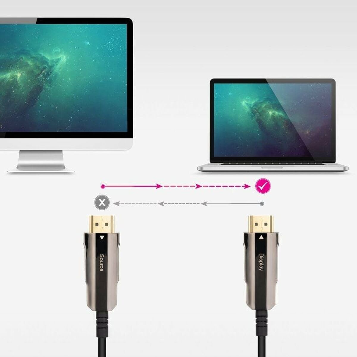 Kabel HDMI NANOCABLE 10.15.2040 40 m Svart - 3