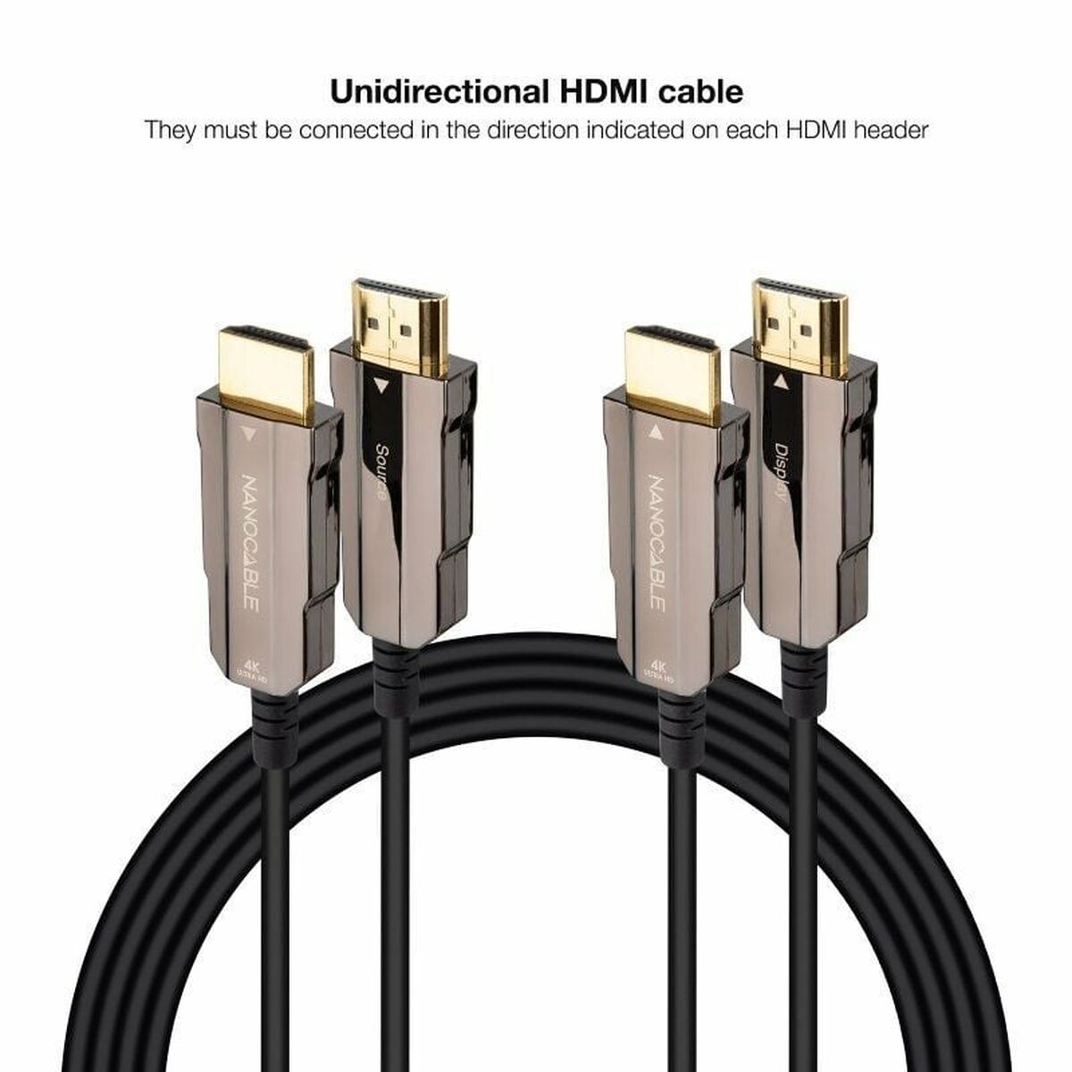 Kabel HDMI NANOCABLE 10.15.2040 40 m Svart - 2