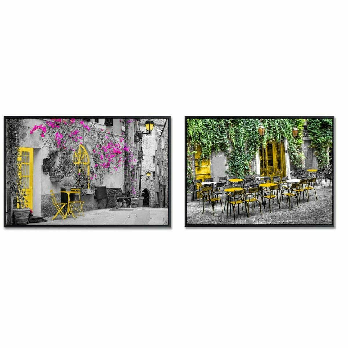 Kanvas DKD Home Decor Gata (2 antal) (73 x 3,5 x 53 cm) - 3