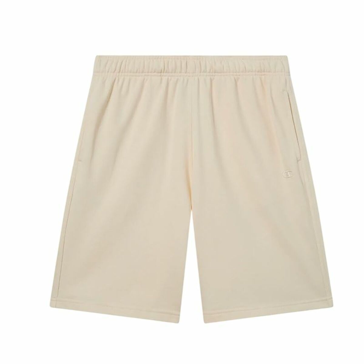 Herrshorts Champion Long Vit Naturell