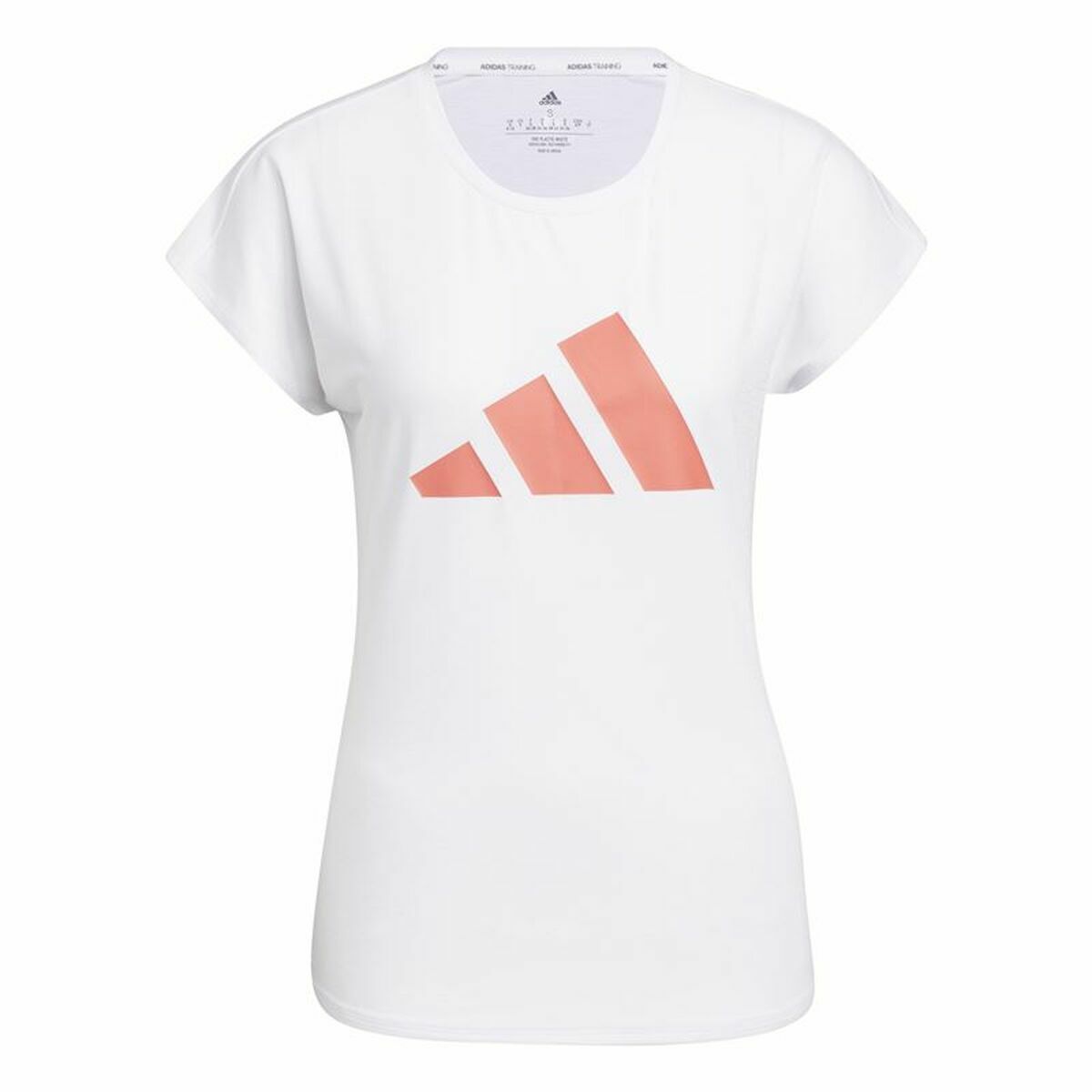 T-shirt med kortärm Dam Adidas Training 3B Vit - 4