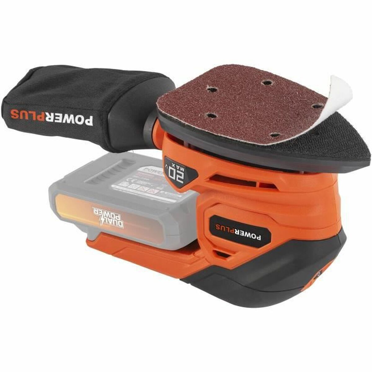 Slipmaskin med flera funktioner Powerplus Dual Power Powdp50200 20 V - 5