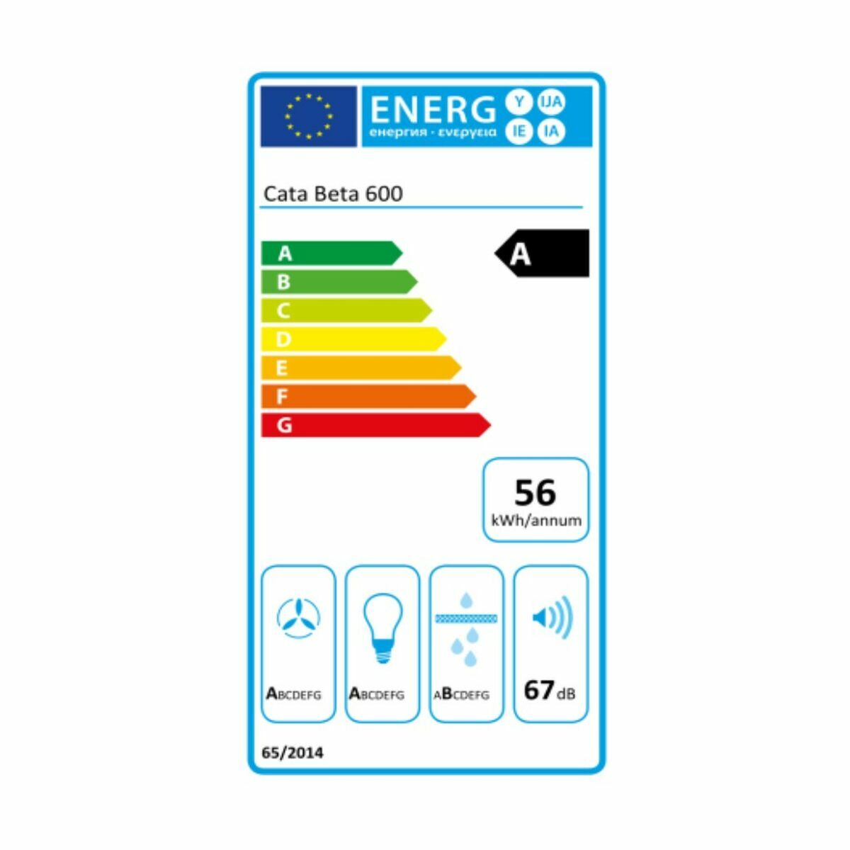 Konventionell fläkt Cata Silvrig Stål (Renoverade B) - 3