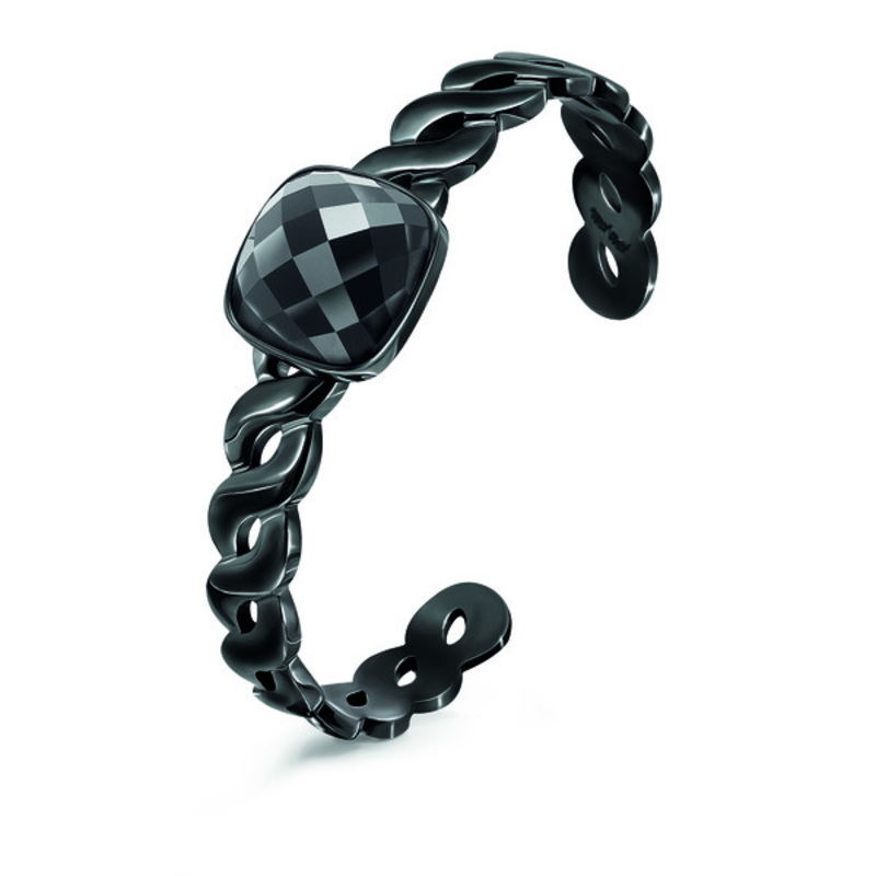 Armband Folli Follie 3B15T013KK Svart (17 cm) - 2