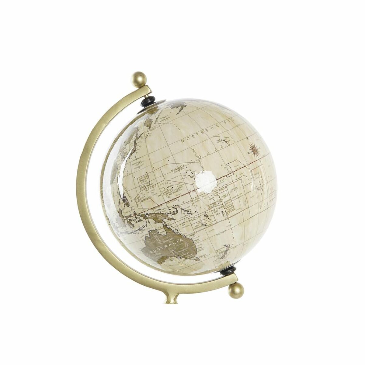 Glob DKD Home Decor Gyllene Mässing 24 x 20 x 51 cm - 2