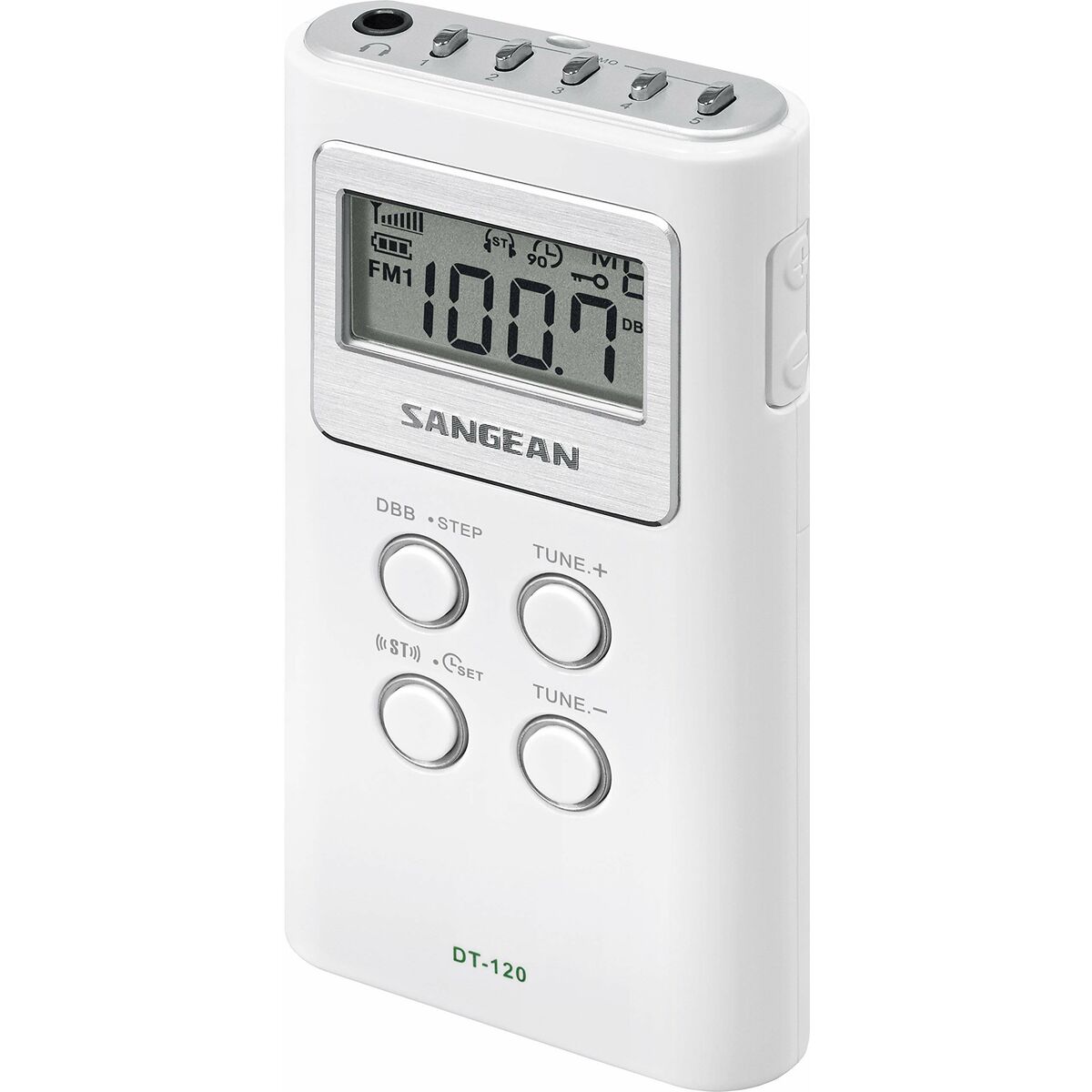 Radio Sangean DT120W BLANCO Vit - 2