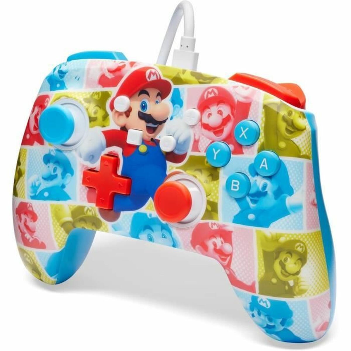 Spelkontroll Powera Mario Hero Reel rouge Nintendo Switch - 4