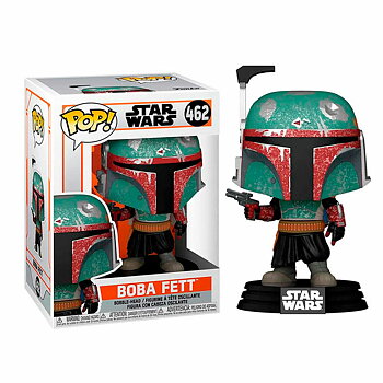 Actionfigurer Funko POP! THE MANDALORIAN BOBA FETT