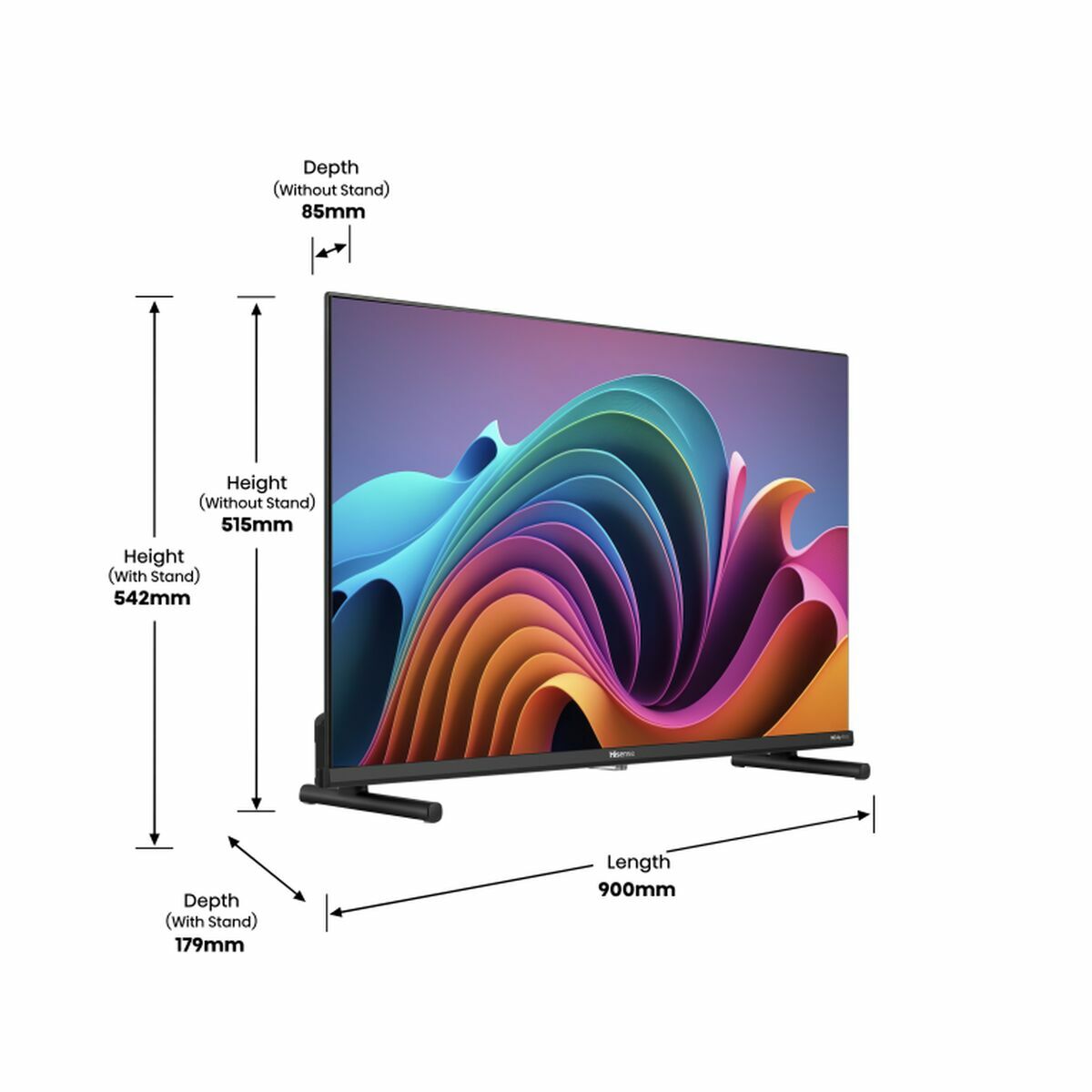 Smart TV Hisense 32A5NQ 32" Full HD 2K LED HDR D-LED QLED - 6