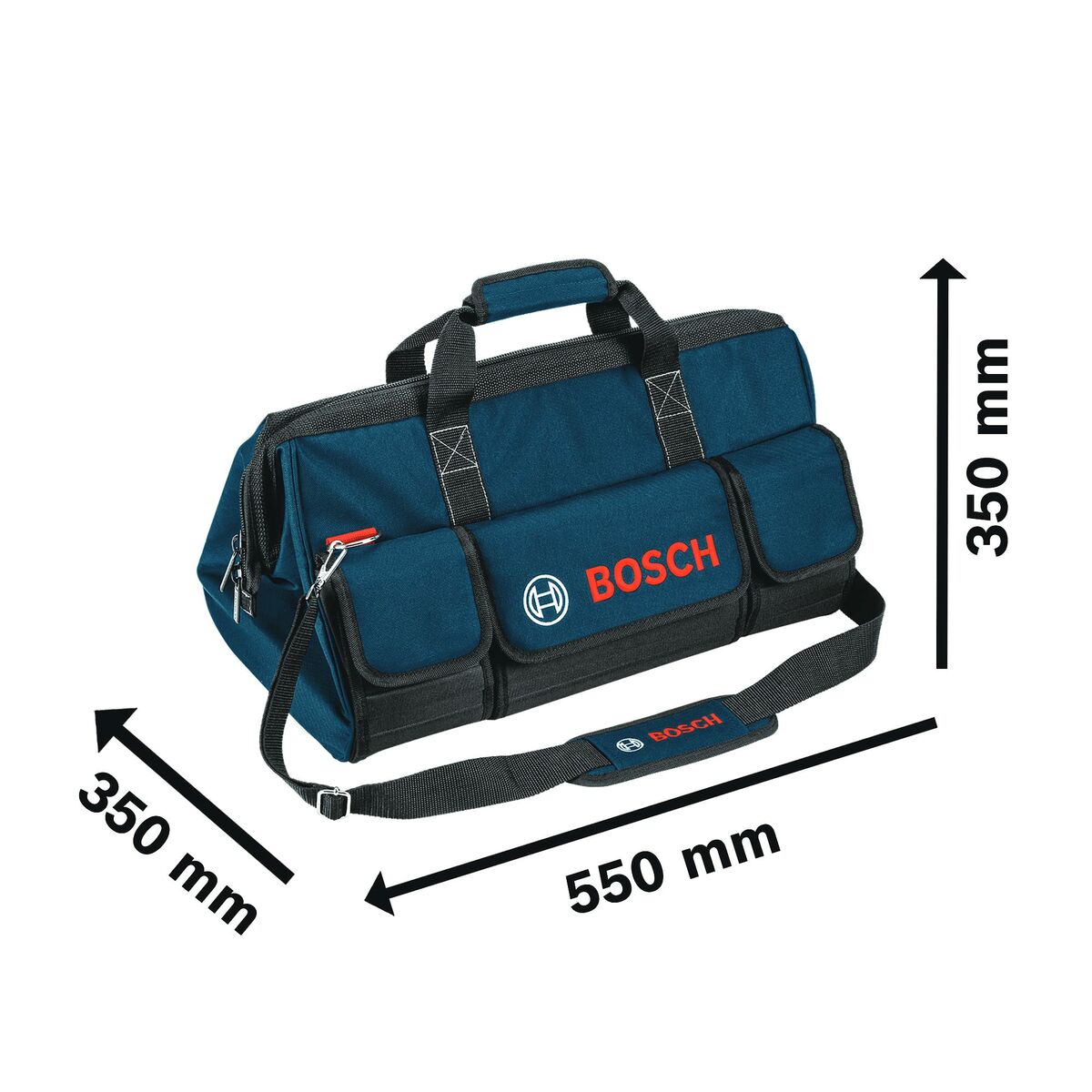 Verktygsväska BOSCH 1600A003BK Marinblå Nylon - 3