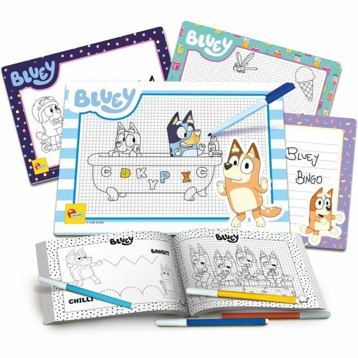 Målarblad Lisciani Giochi Bluey Multicolour - 2