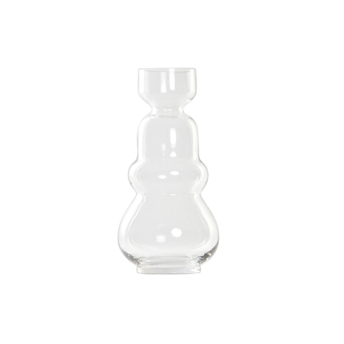 Vas DKD Home Decor Glas Transparent Modern (14 x 14 x 30 cm)