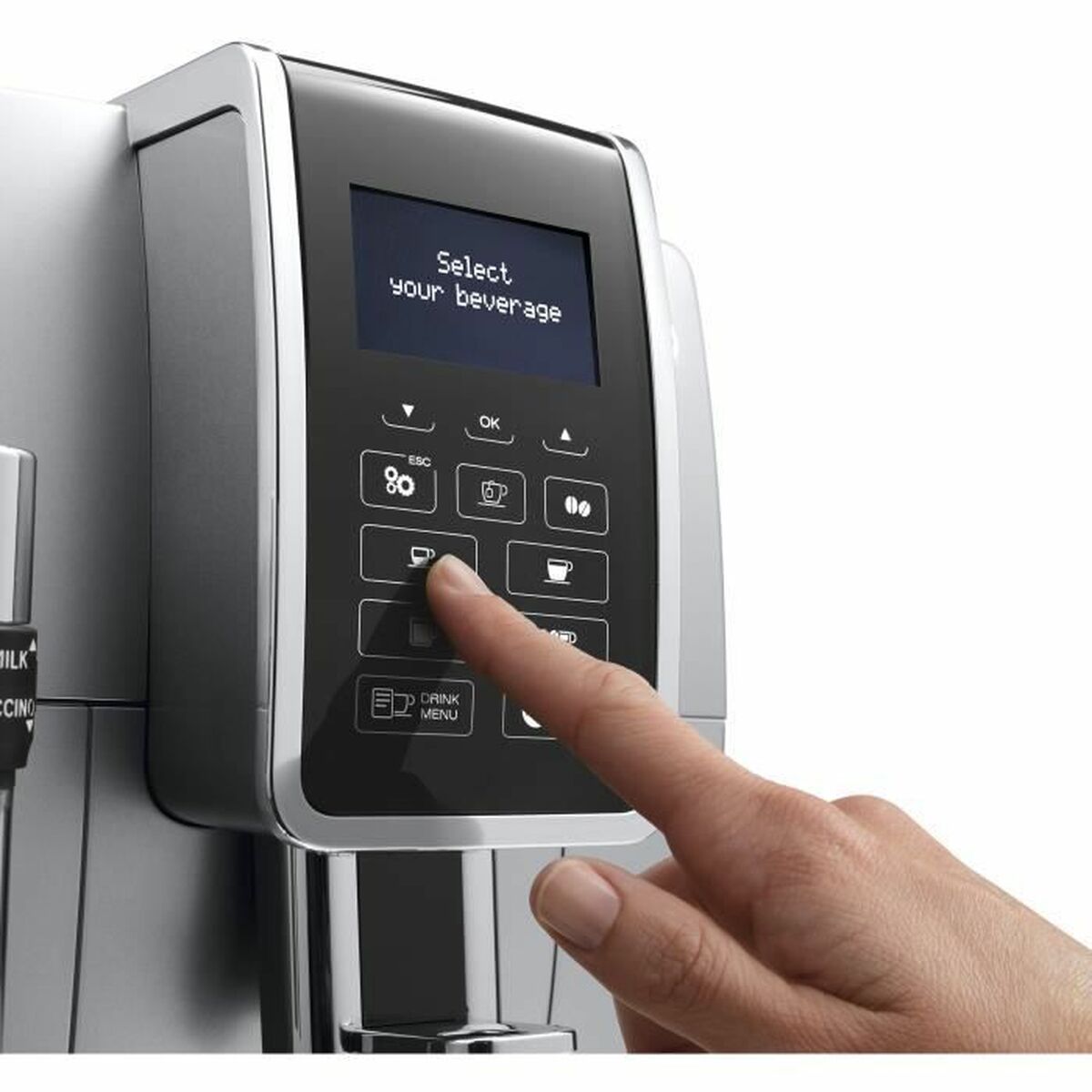 Superautomatisk kaffebryggare DeLonghi ECAM 350.35.SB Silvrig - 6