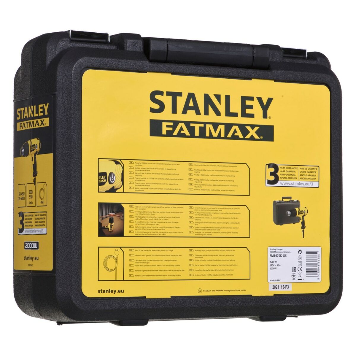 Varmluftspistol Stanley FME670K 2000 W - 8