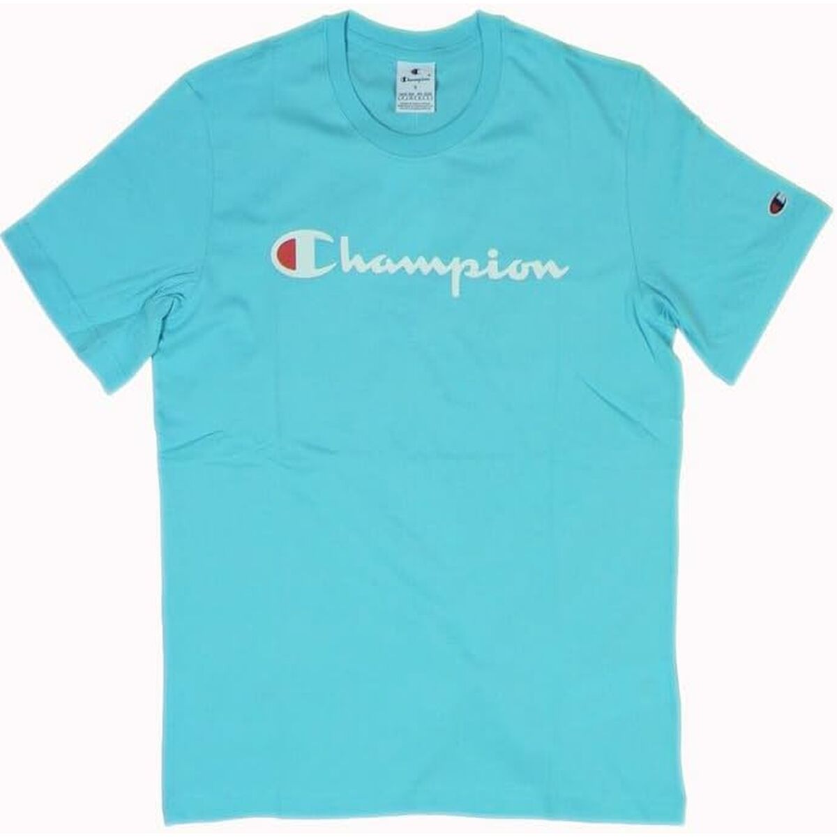T-shirt med kortärm Herr Champion SS TEE 220256 Blå