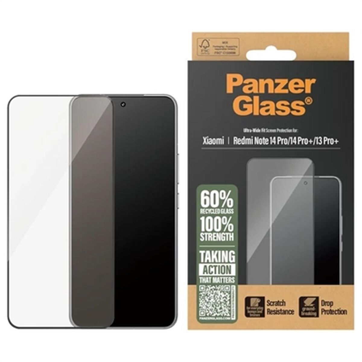 Mobilfodral PanzerGlass Redmi Note 14Pro 14Pro+ 13Pro+ Transparent Xiaomi