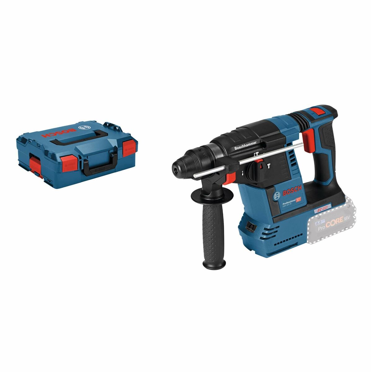 Perforeringshammare BOSCH SDS Plus GBH 18V-26 Solo L 890 rpm - 7