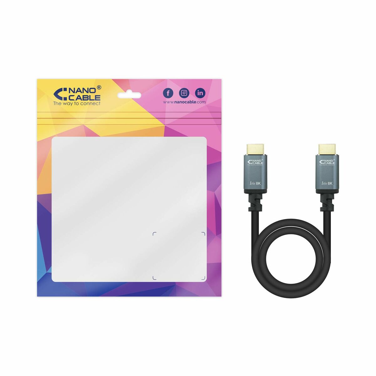 Kabel HDMI NANOCABLE 10.15.8003 Svart 3 m 8K Ultra HD