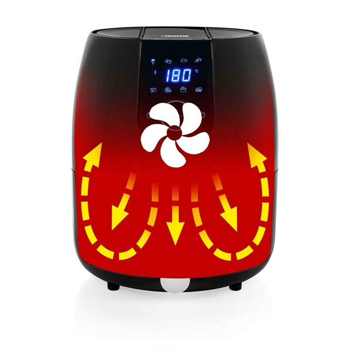 Luftfritös Princess 01.182025.01.001 Svart 4,5 L 1500 W - 5