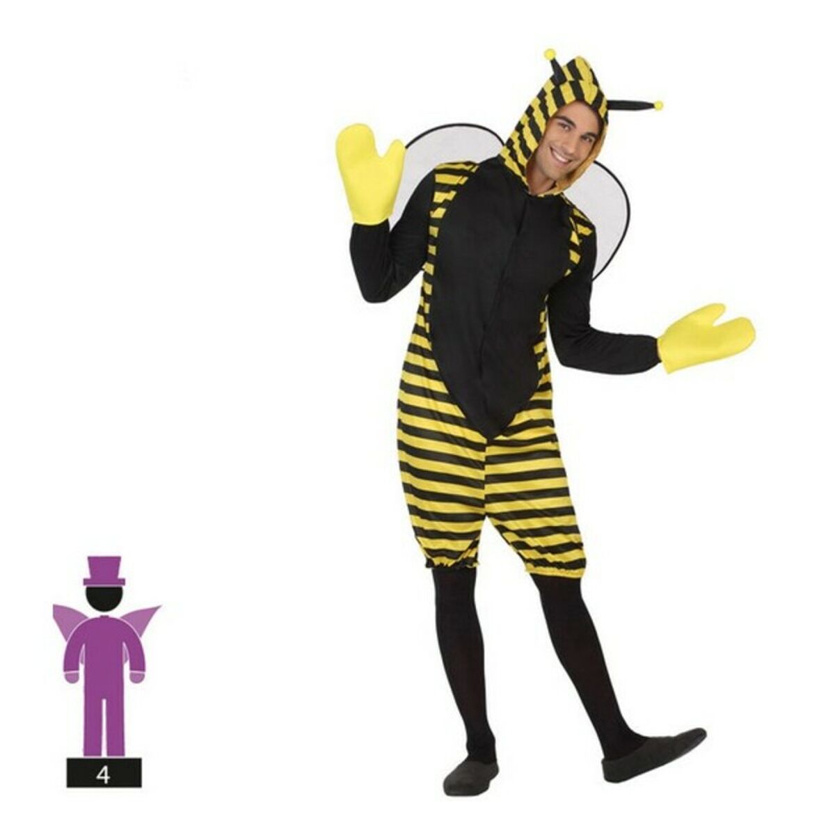 Maskeraddräkt vuxna Multicolour djur (Talla XXL) - 5