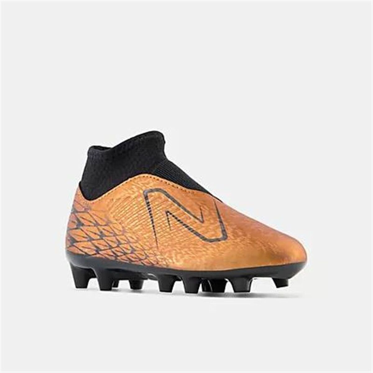 Fotbollsskor för barn New Balance Tekela v4 Magique FG Brun - 2